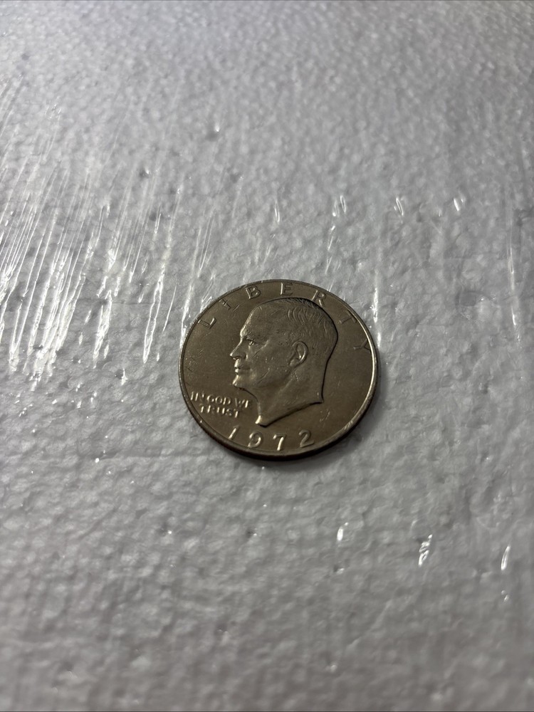 1972 No Mint Mark EISENHOWER DOLLAR COIN Circulated