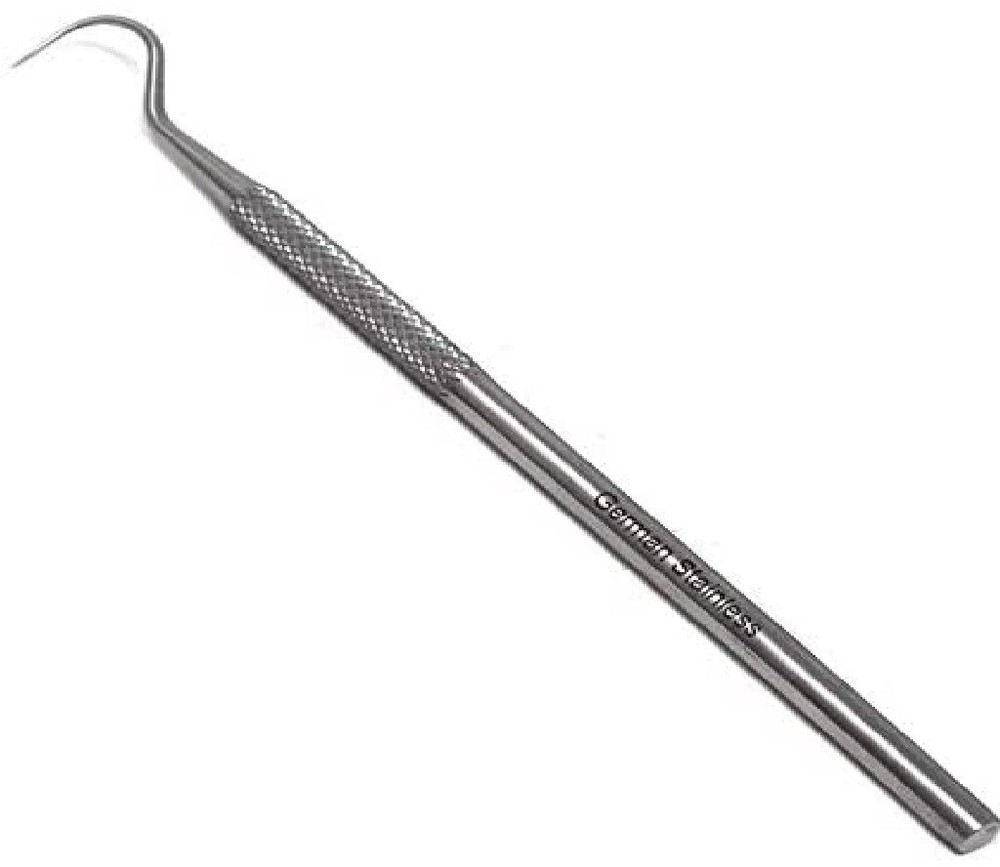Single Ended Micro Fine Point Half Rounded Semi Circle Probe #23,Stainless Steel