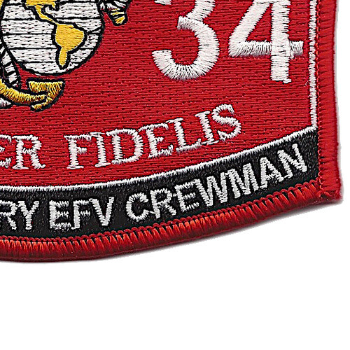 1834 Expeditionary EFV Crewman MOS Patch