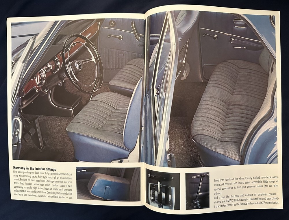 BMW 2000 sales brochure