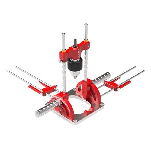 Portable Multi-Angle Drill Guide for Power Drills, 0° to 60° Self-Centering