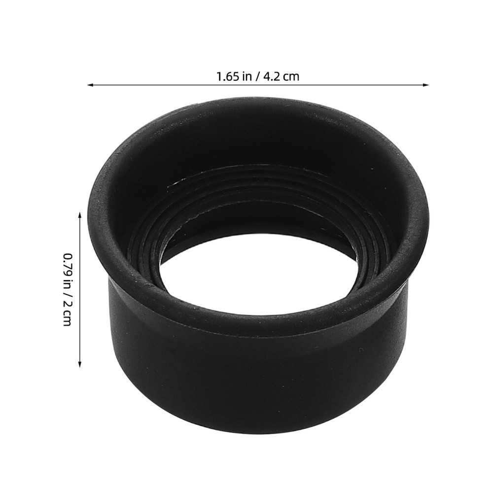 3 Pcs Microscope Eyepiece Protective Cover Telescope Protector Binocular Lens