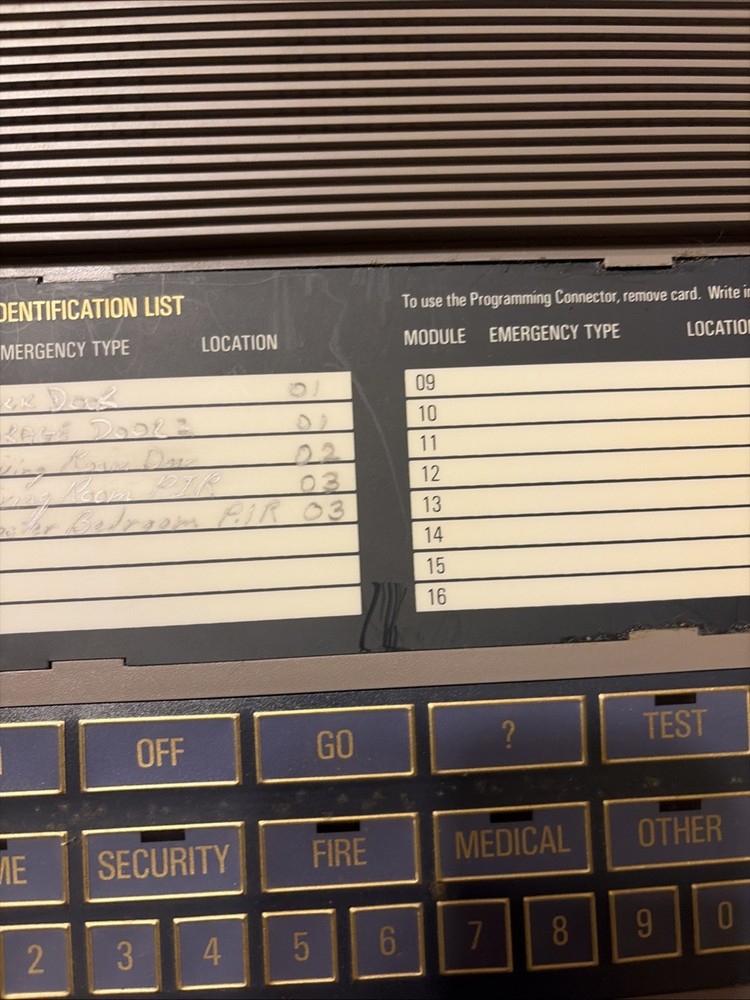 Vintage DICON 9000 security system main unit only vg