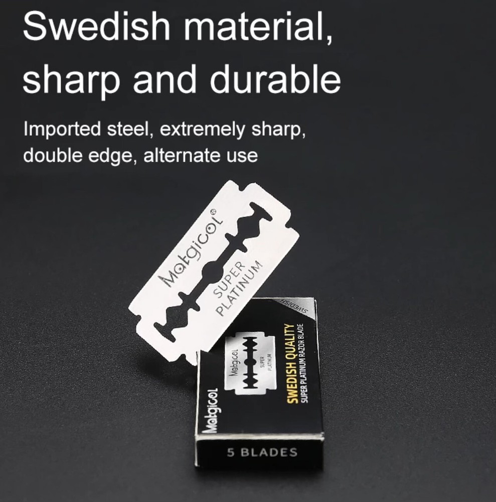 Matgicol Super Double Edge Blade 100 ct - Fast Shipping