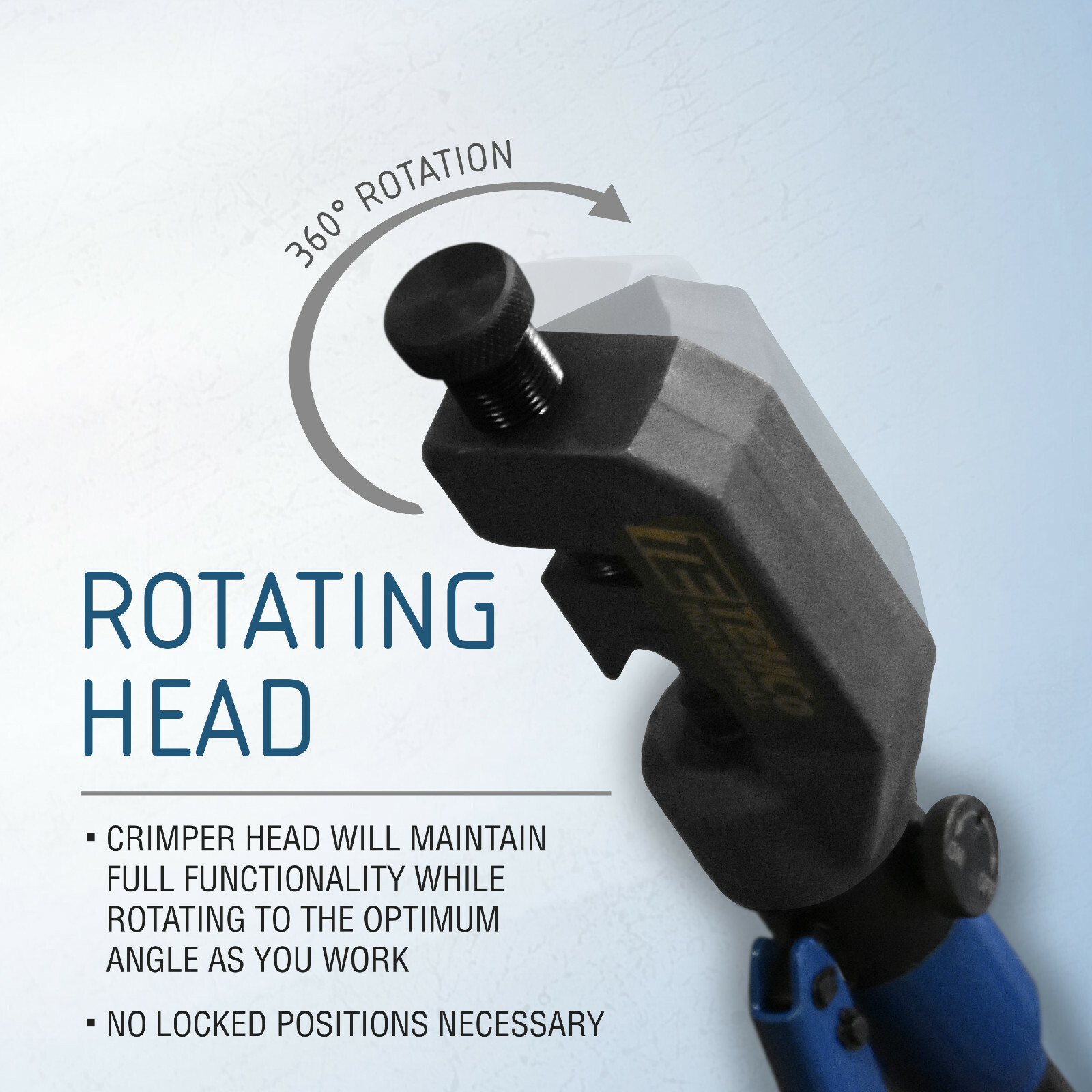 TEMCo Hydraulic Lug Crimper Tool TH1818 DIELESS Indent 10AWG to 400MCM
