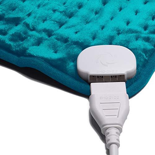 King Size Heating Pad with Fast-Heating Technology & 6 Temp Setting, 45cm x 85cm