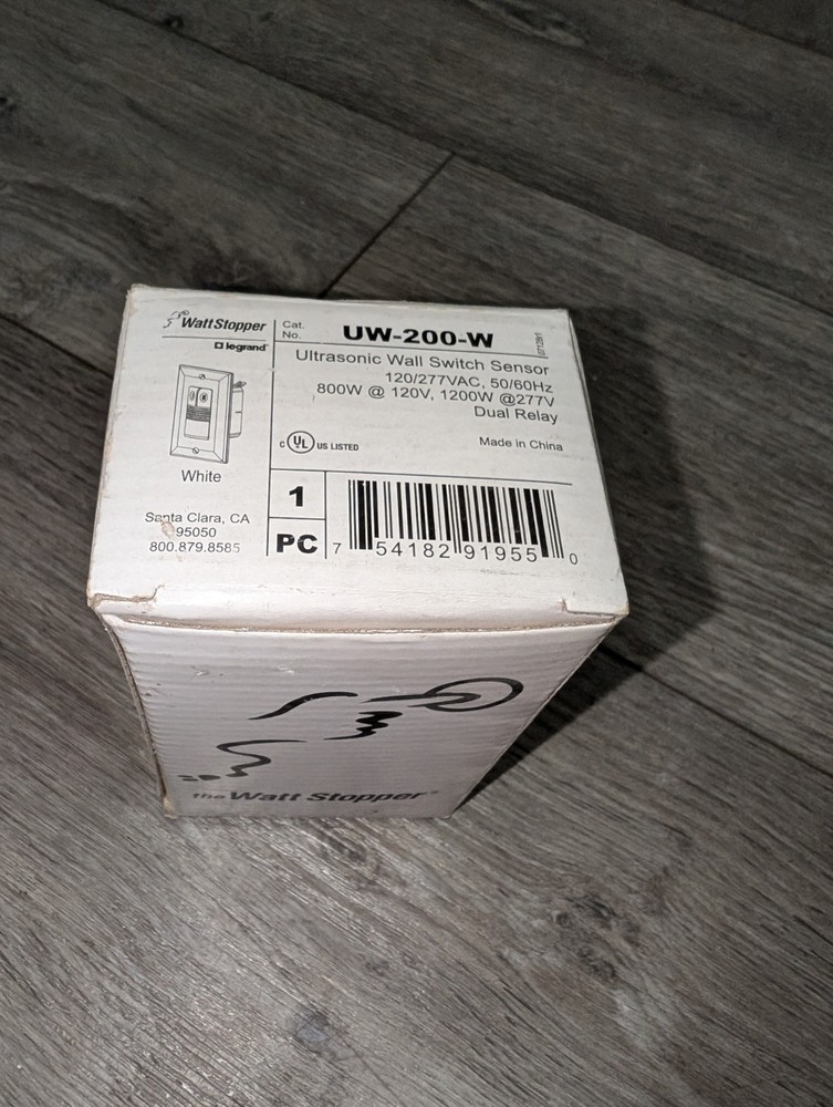 WattStopper UW 200 W, Passive Infrared, Automatic Wall Switch Sensor