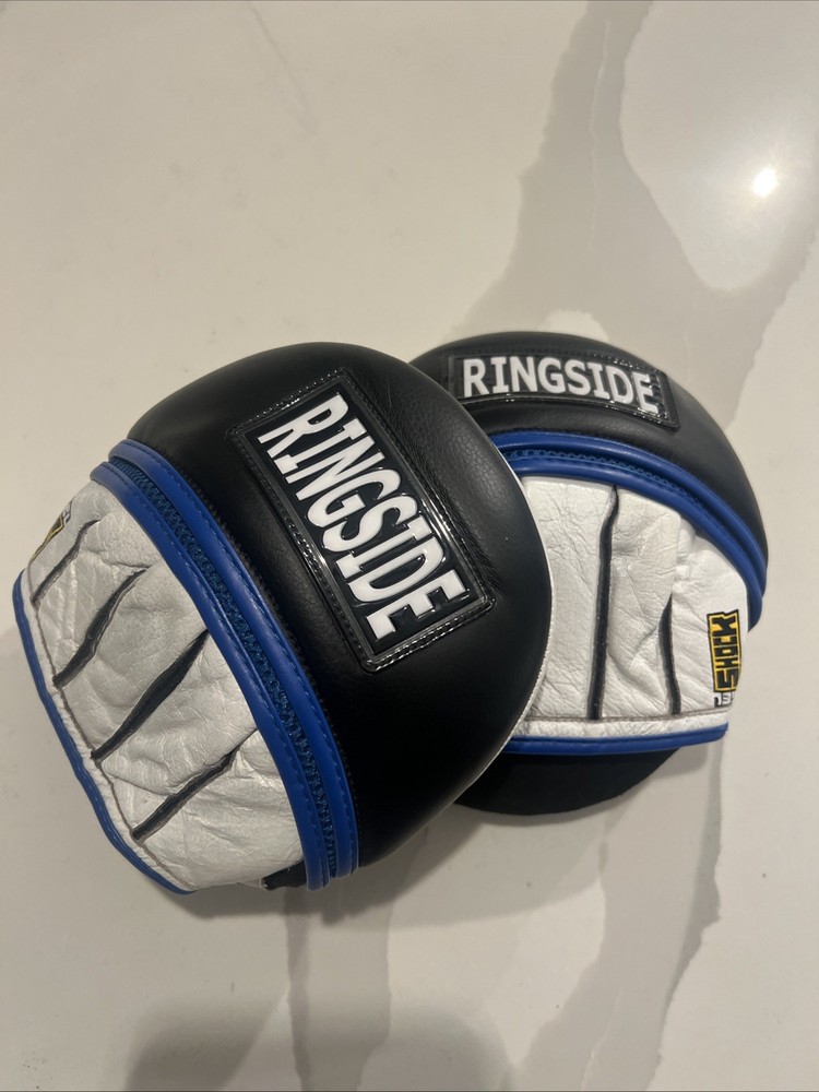 Blue Ringside Leather Hitting Pads