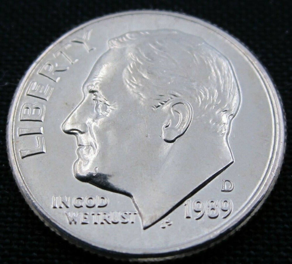 1989 D Roosevelt Dime - BU - Uncirculated