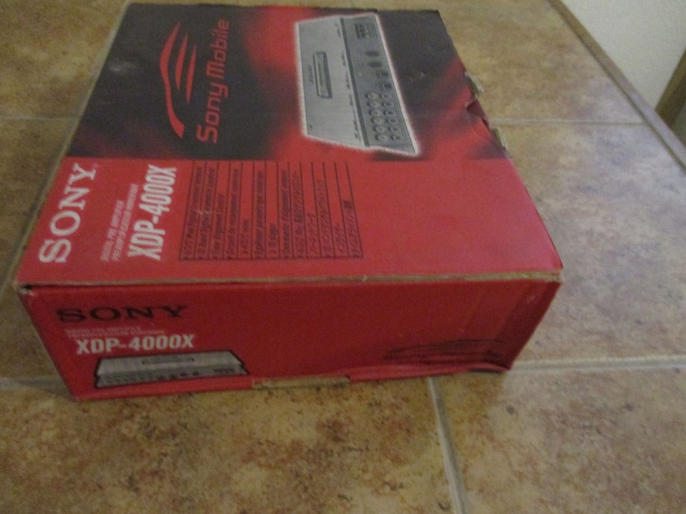 NEW Sony XDP-4000X Mobile ES Digital Sound Processor Crossover Equalizer