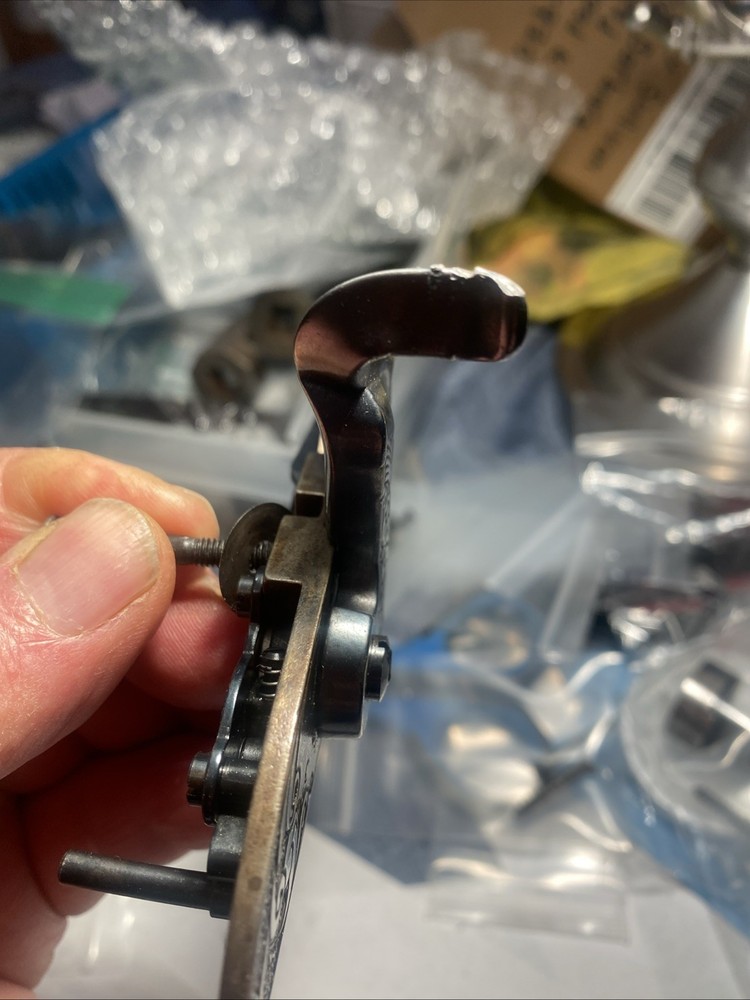 CVA, Hawken Muzzleloader Lock, Bolt, Washer. (Hammer Spurr to clear a Scope)