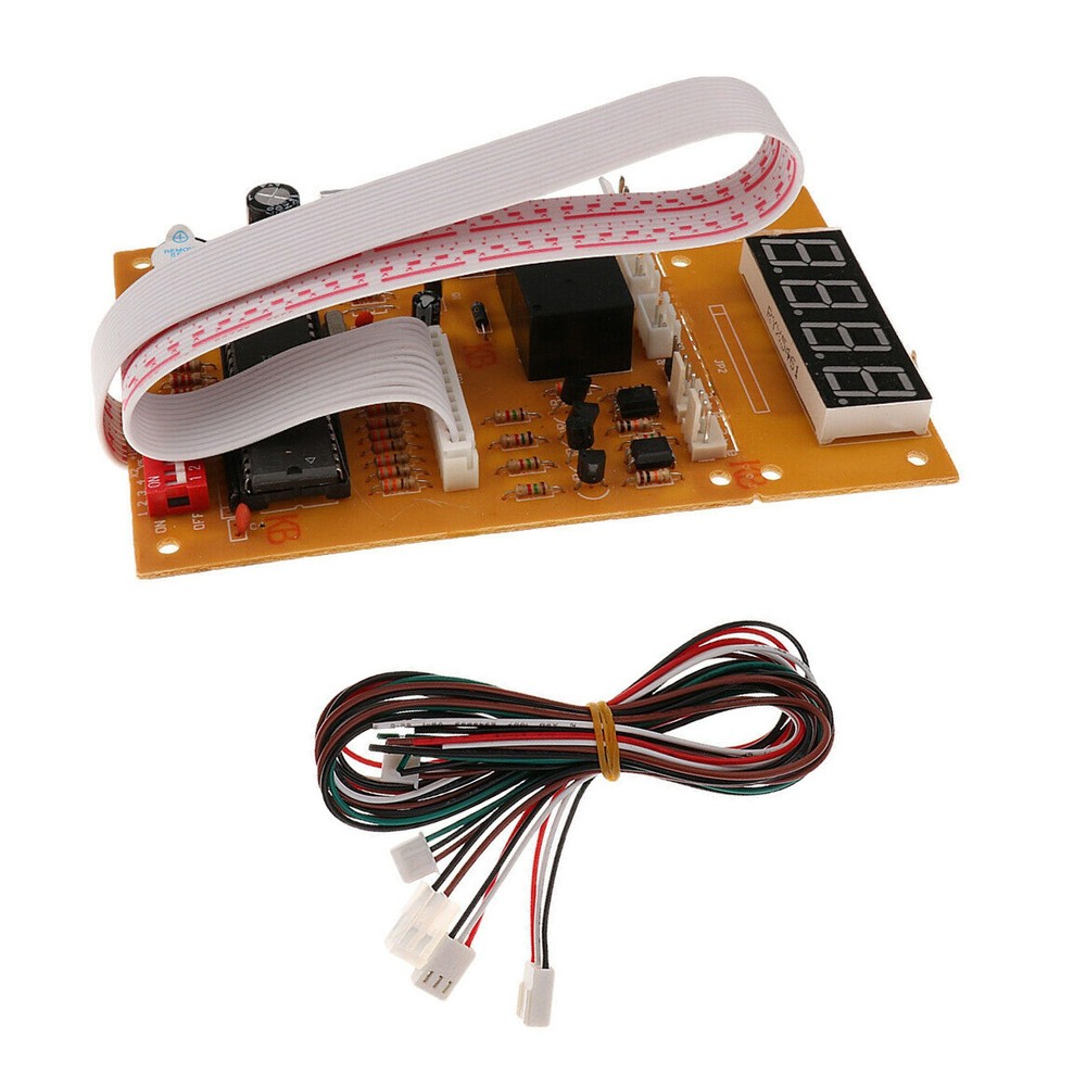 Arcade Machine Coin Slot USB Timer Board Module with Separate LCD Display Screen