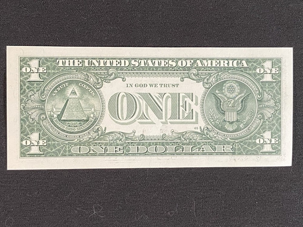 2021 - $1 - Binary Ink Transfer K94949944 - UNC