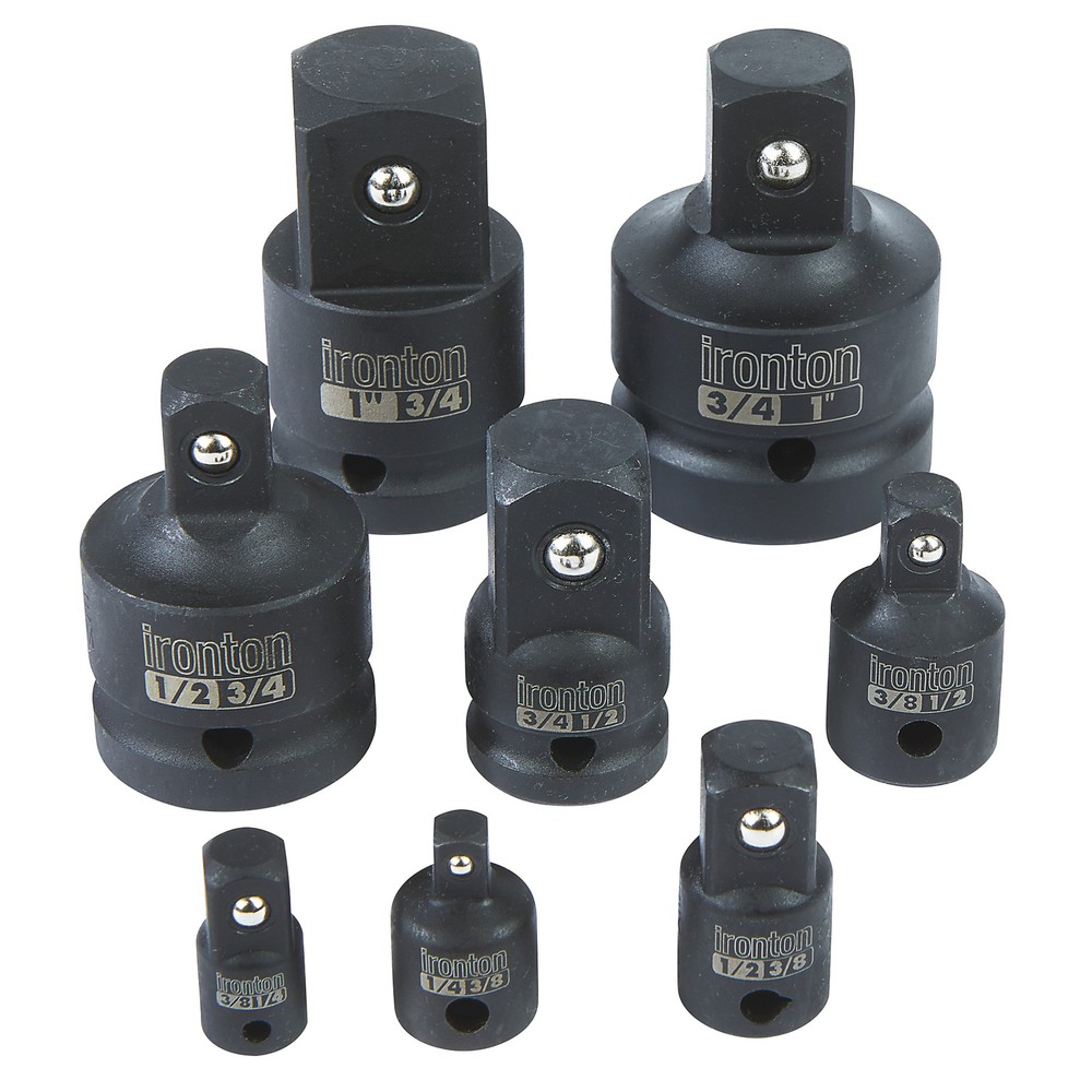 Ironton Impact Adapters Socket Set, 8-Pc.