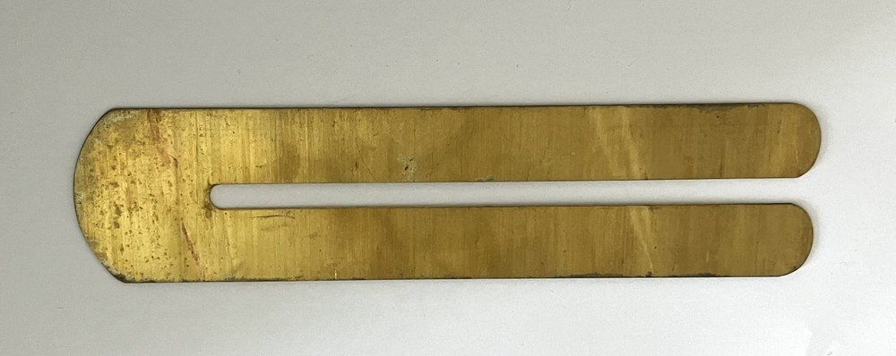 British Army brass button stick in excellent condition