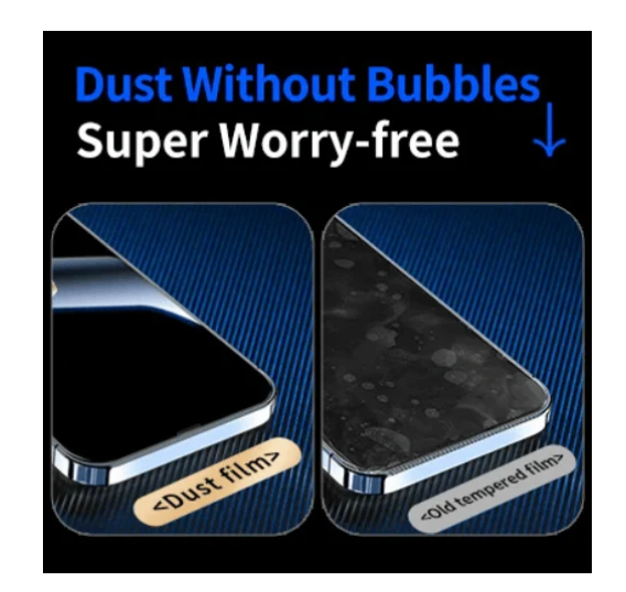 Waterfall Screen Protector for iPhone 16 15 14 13 12 Pro Max Plus, Full Screen
