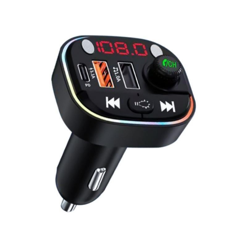 Bluetooth Transmitter for Car,Radio Receiver/Audio Adapter with Dual Car Charger