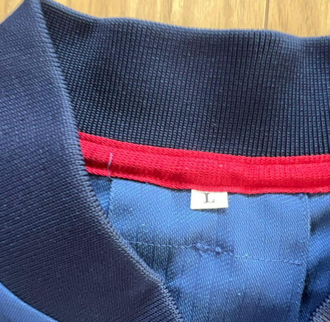 Retro Showa JDM ENEOS Oil Gas Station Staff Uniform Jacket Blue From Japan