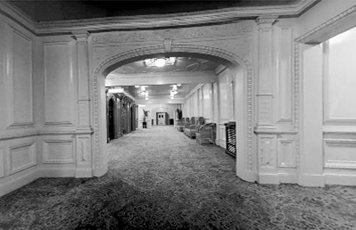 RMS TITANIC, RMS OLYMPIC, WHITE STAR LINE D-DECK ELEVATOR SIGN