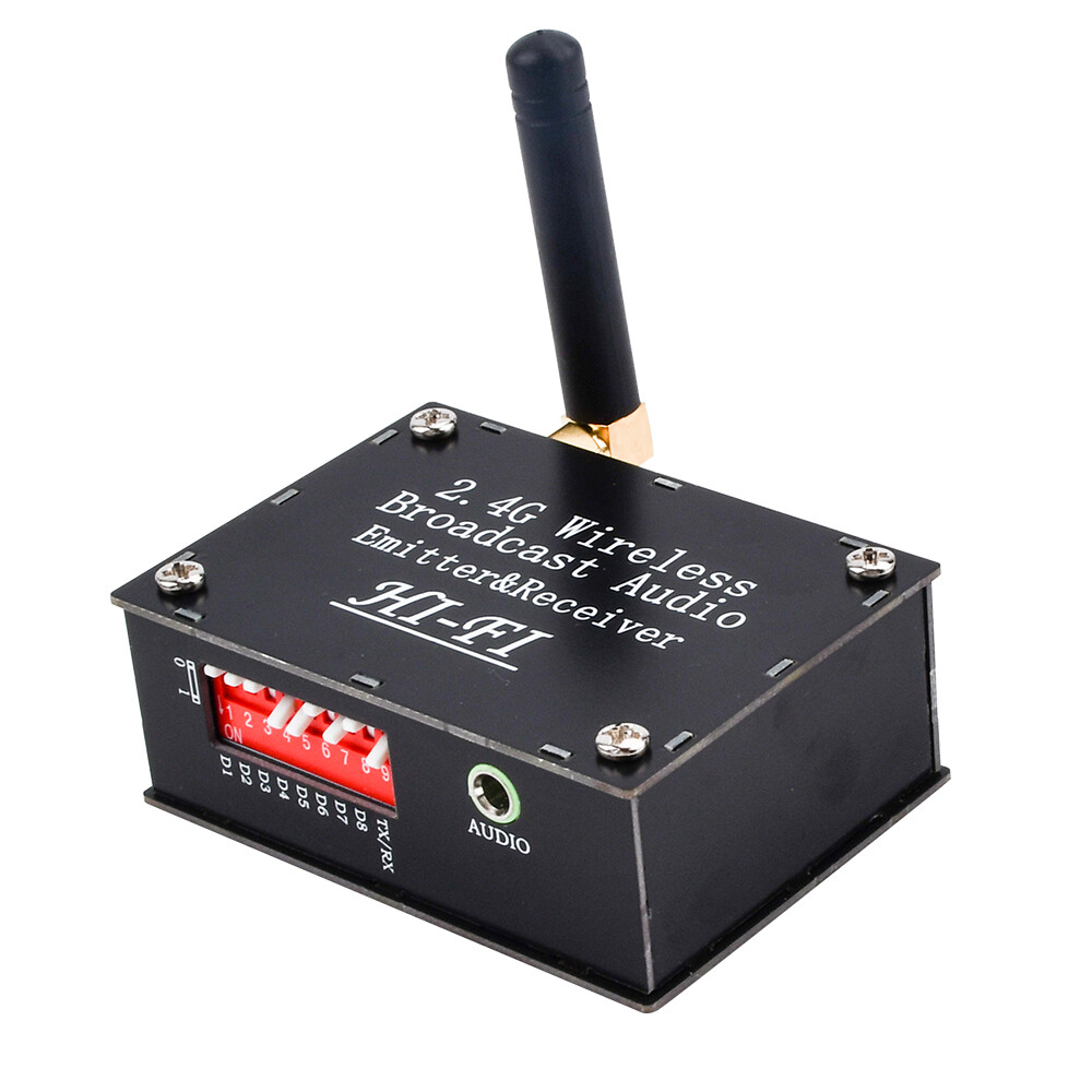 DC 3.5-5V 2.4G Wireless Audio Transceiver Transmitter Receiver with Type C Port