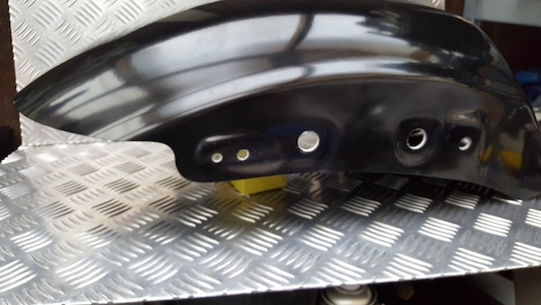TRIUMPH ROCKET 3 SHORT - SCULPTED - REAR MUDGUARD SMOOTH