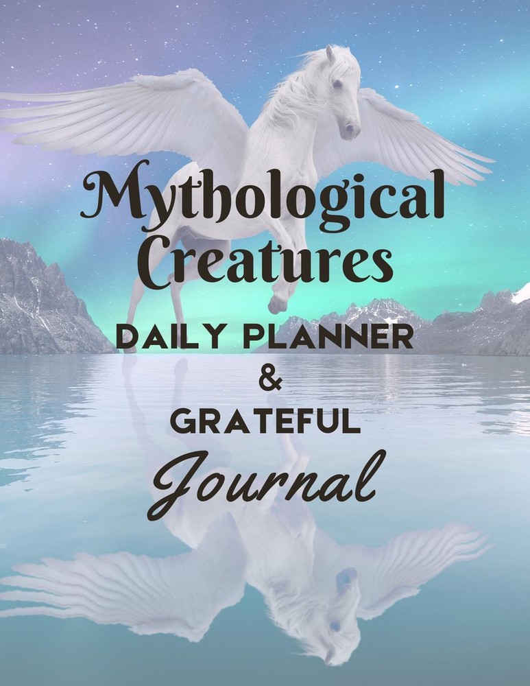 Mythological Creatures Planner & Grateful Themed Journal