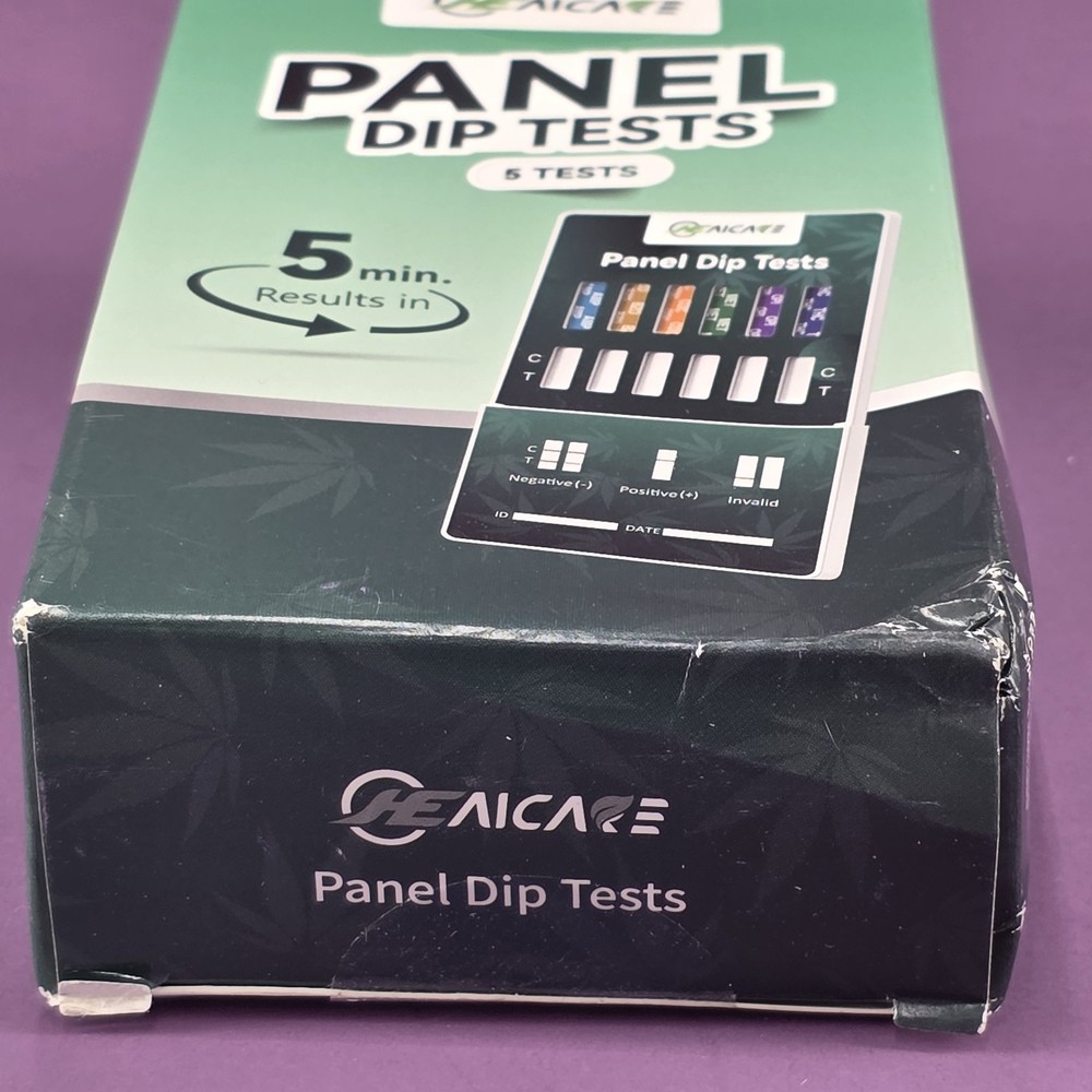 (5 pack) 6 Panel Urine Multi-Drug Test Dip Card