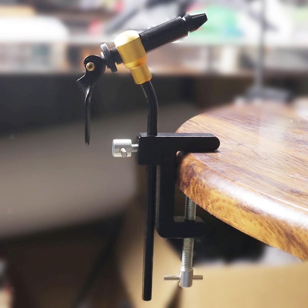 Rotary Fly Tier Fly Tying Tool Tackle DIY Making Black