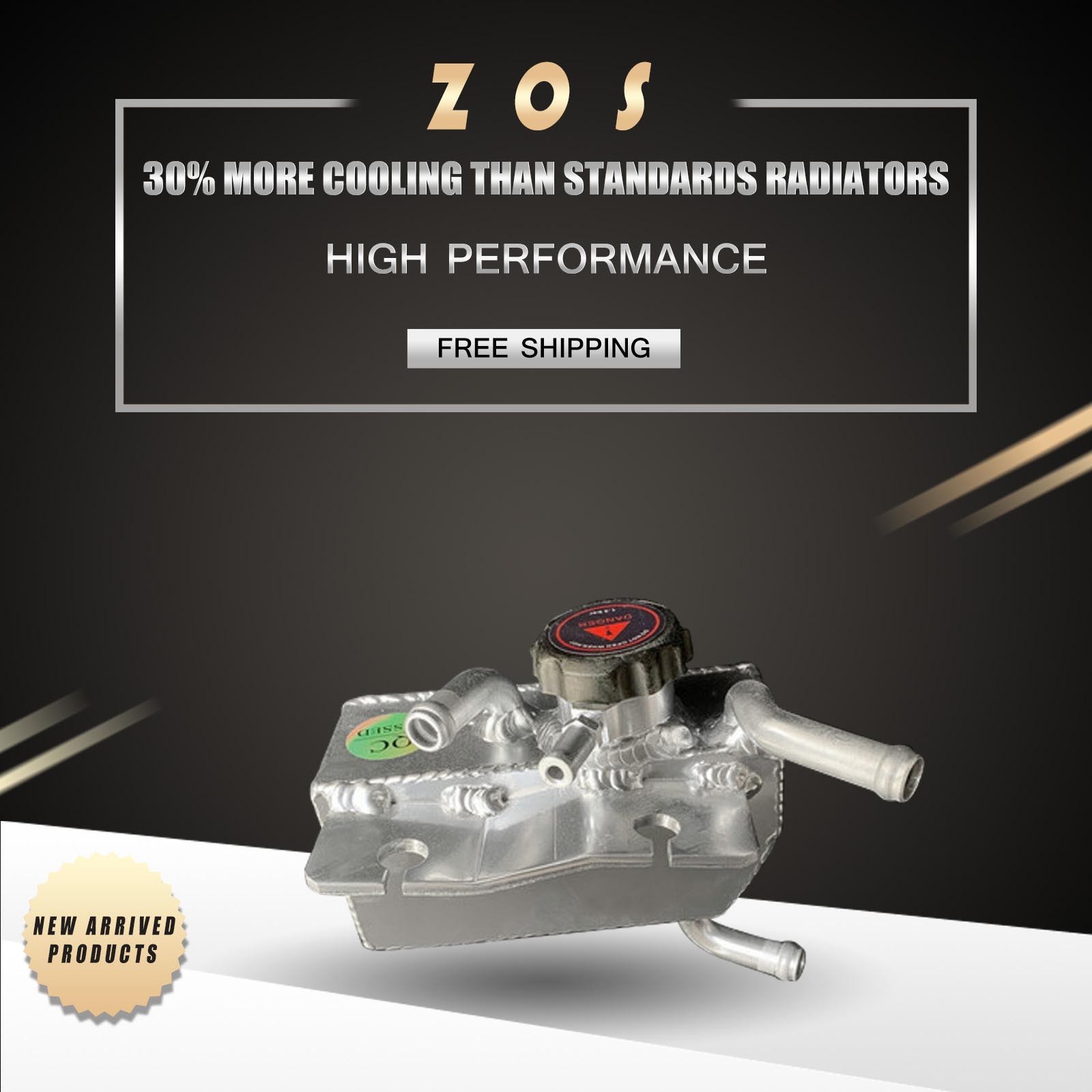 Coolant Expansion Tank For Subaru 2008-14 WRX 05-09 Legacy GT Full Aluminum