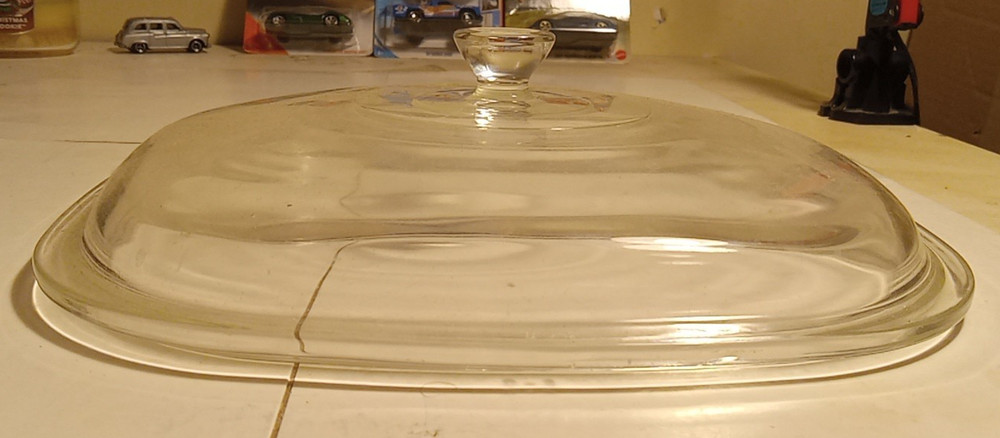 Pyrex Lid B-3 clear, square