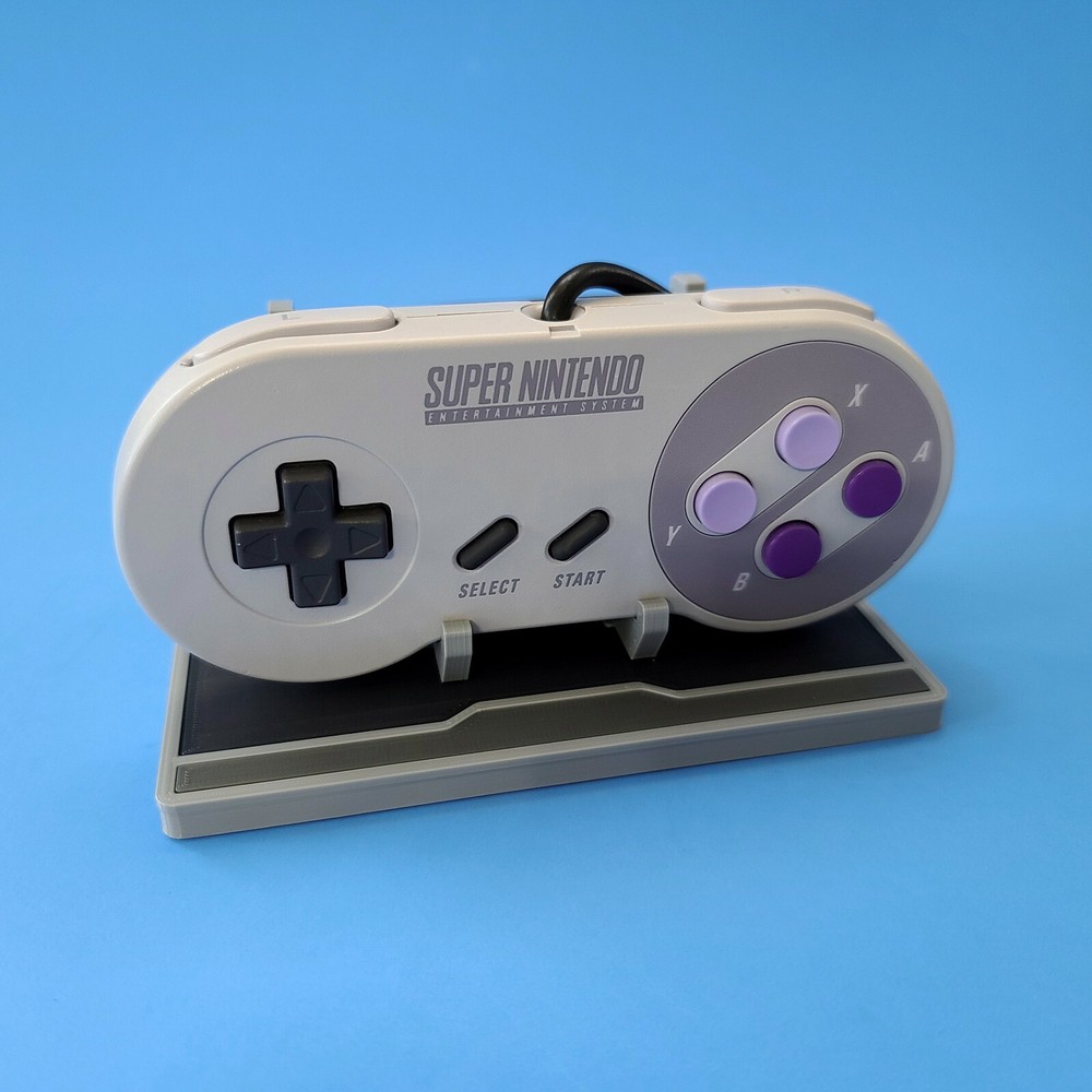 Display Stand for Original SNES Controllers / Custom 3D Printed / Super Nintendo