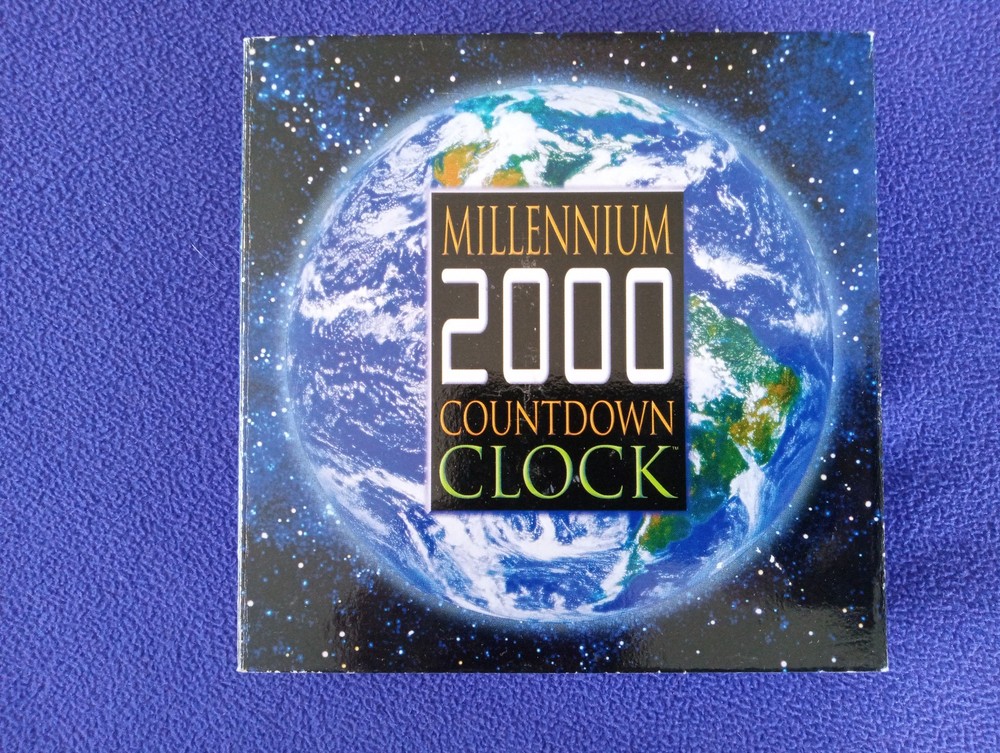 Vintage Millennium 2000 Countdown Clock with Instructions NEW IN BOX