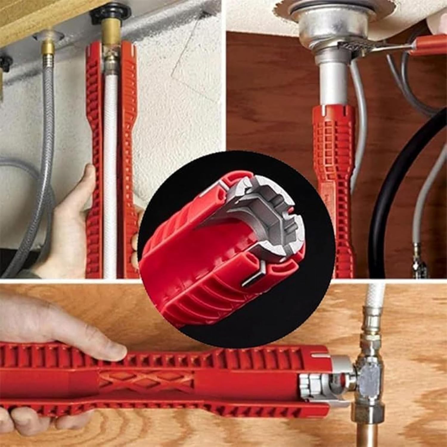 8 IN 1 Multi tool Faucet Sink Installer Pipe Wrench For Plumbers & Homeowners