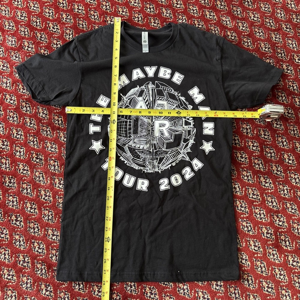 AJR Tour T-Shirt 2024 VIP Small S The Maybe Man Black Swag