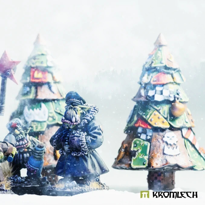 KROMLECH Orc Christmas Trees Set
