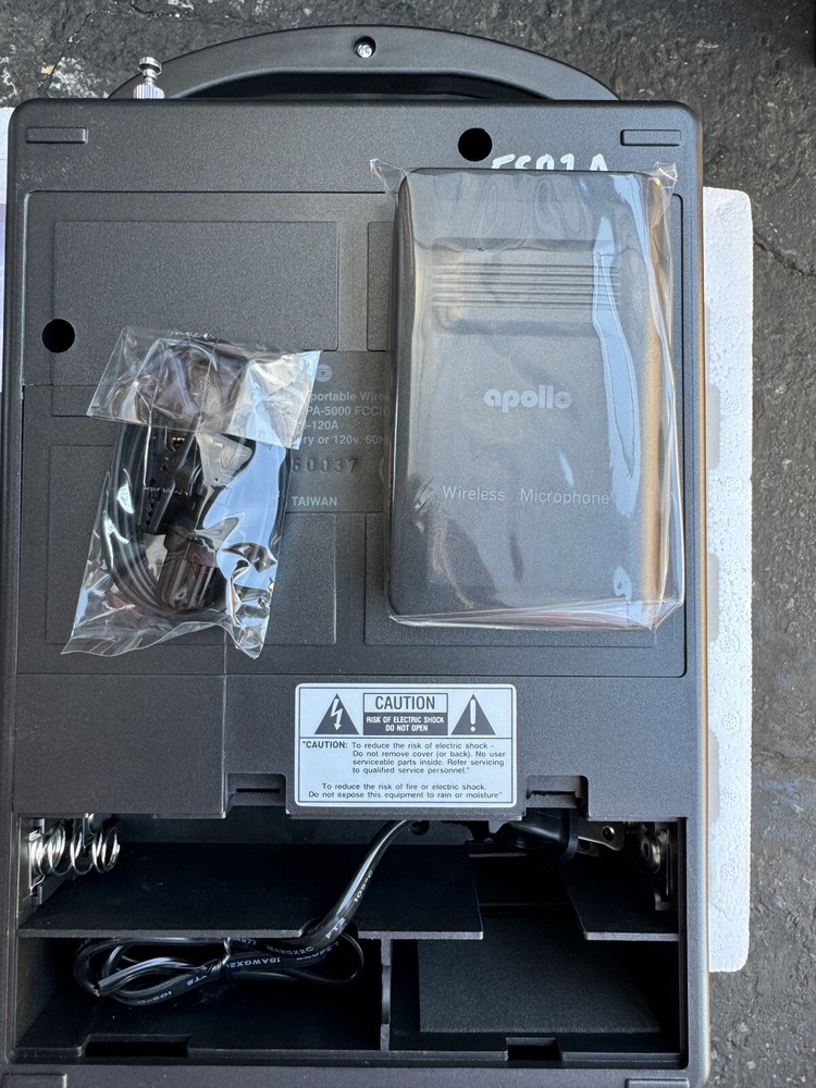 Apollo Portable Cordless Wireless PA 5000 System Wireless