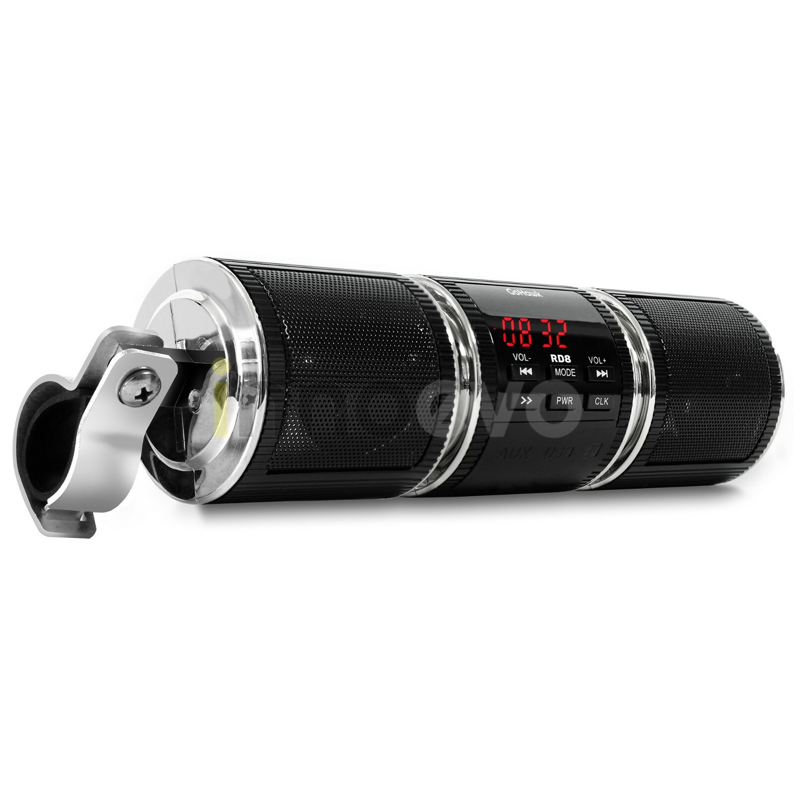 Waterproof Bluetooth Motorcycle Stereo Speaker MP3 Audio System USB AUX SD Radio