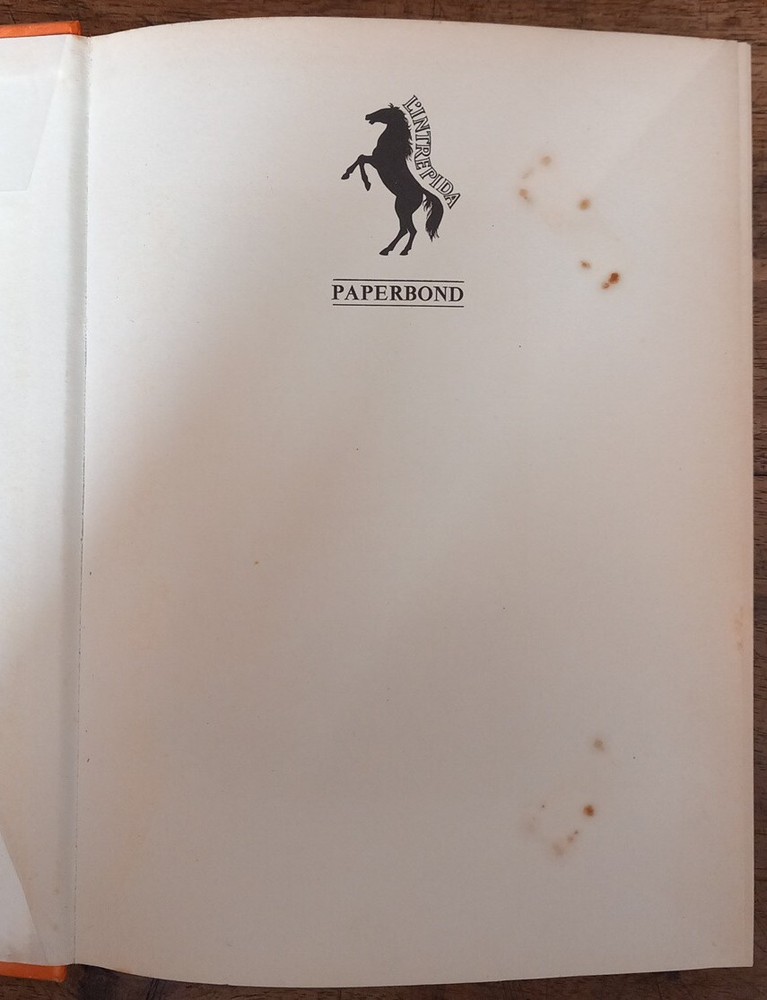 Book. PAPERBOND. 1968