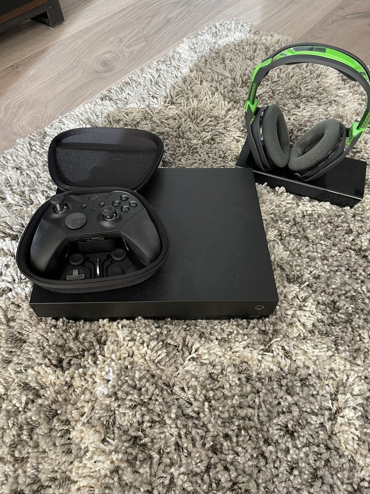 Xbox One X With Elite Controller And Astro A 50 Headset