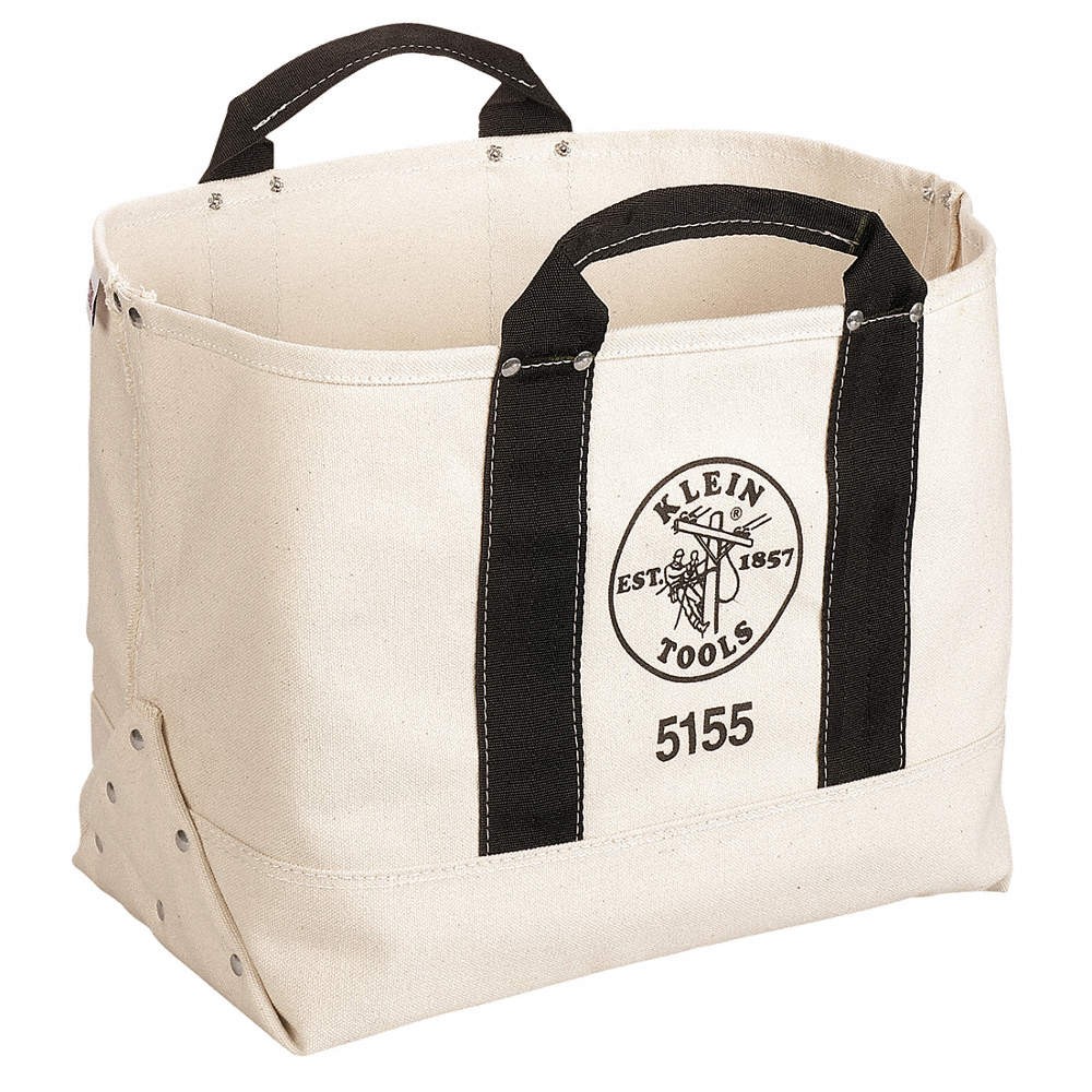 KLEIN TOOLS 5155 Tool Tote,Canvas,General Purpose 36L257