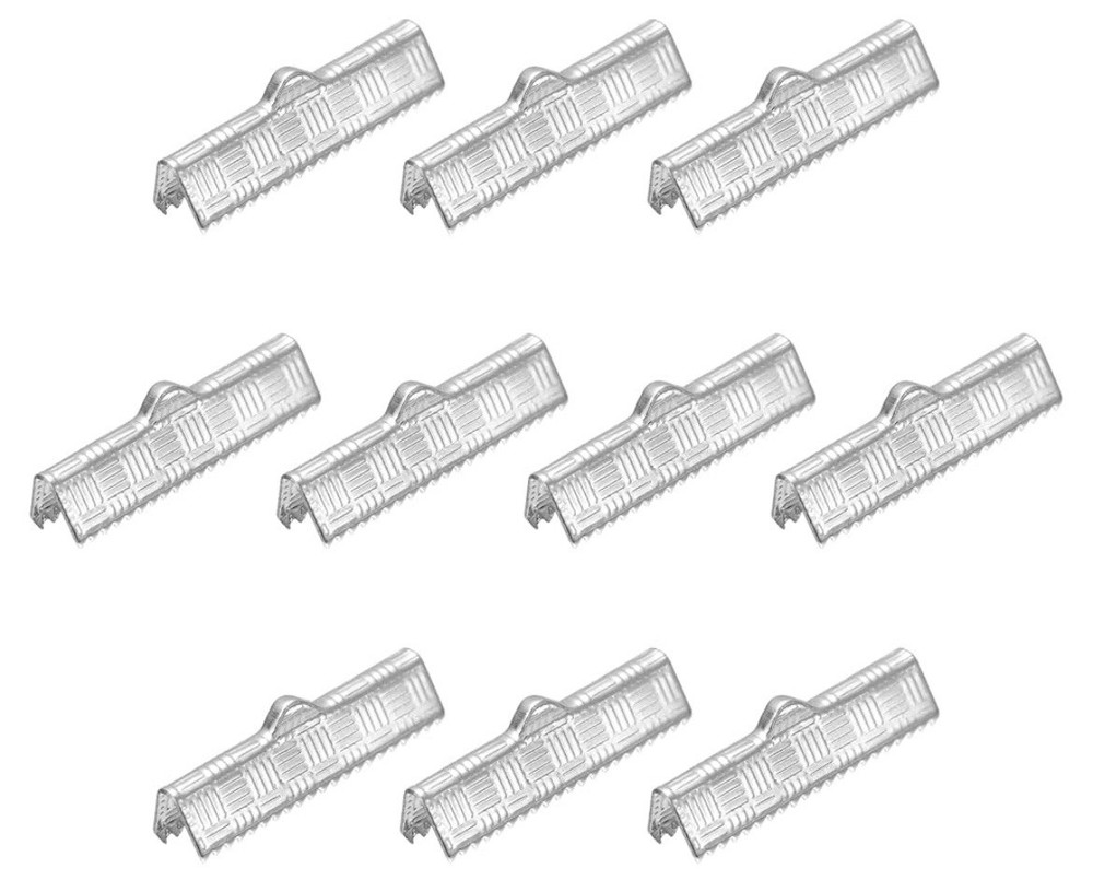 60 Ribbon End Crimp Clamps