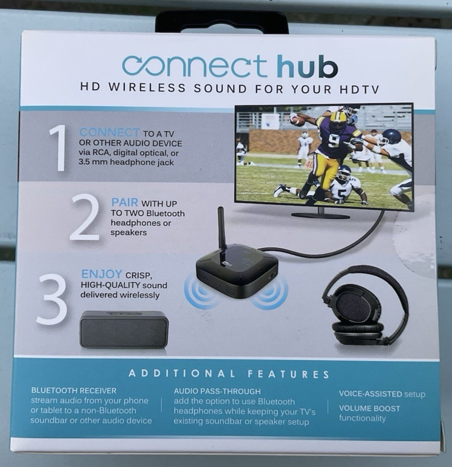 MEE audio - Connect Hub TV Bluetooth Audio Transmitter and Receiver