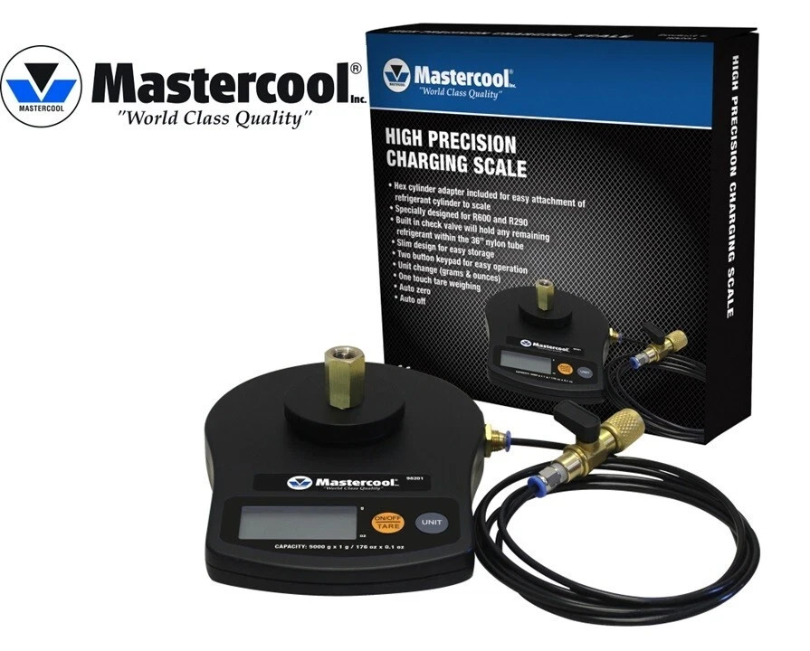 Mastercool 98201 High Precision Refrigerant Charging Scale for R290 & R600a