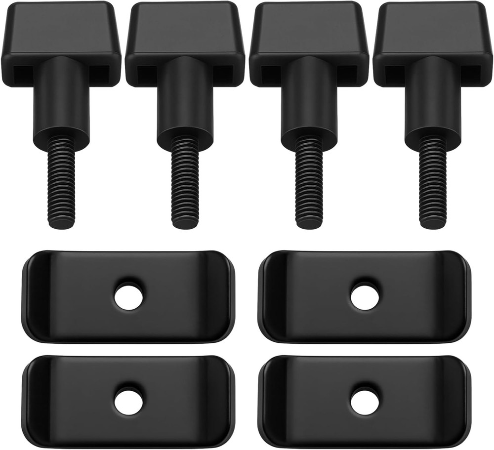 4 Set Miter Saw Thumb Screw Replacement Stand Brackets Mounting Base Hinge Parts