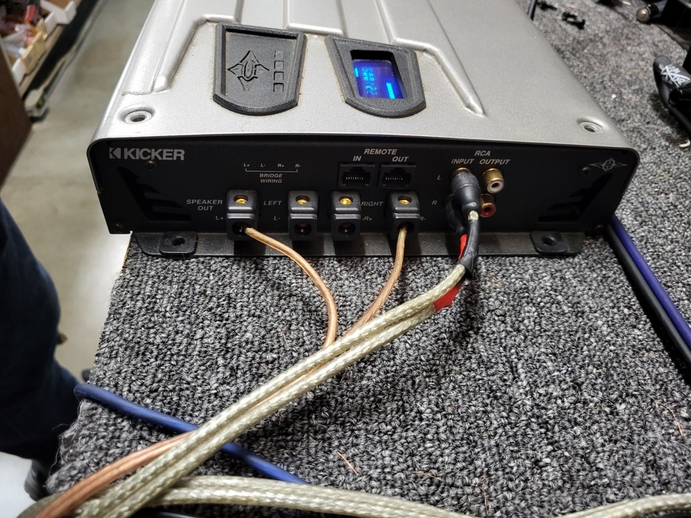 Kicker SX 900.2 Class AB 2 Channel Amplifier Digital Signal Processing DSP & EQ