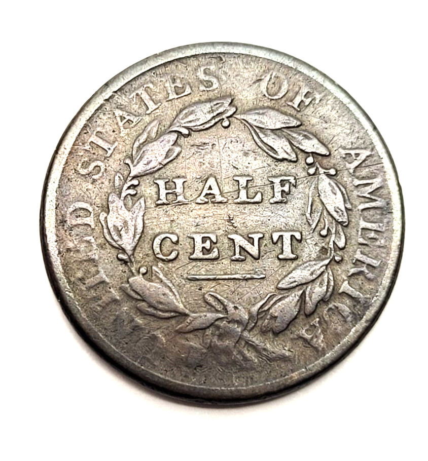 1801 Draped Bust Large Cent - 3 Errors and 1809 Classic Head Half Cent
