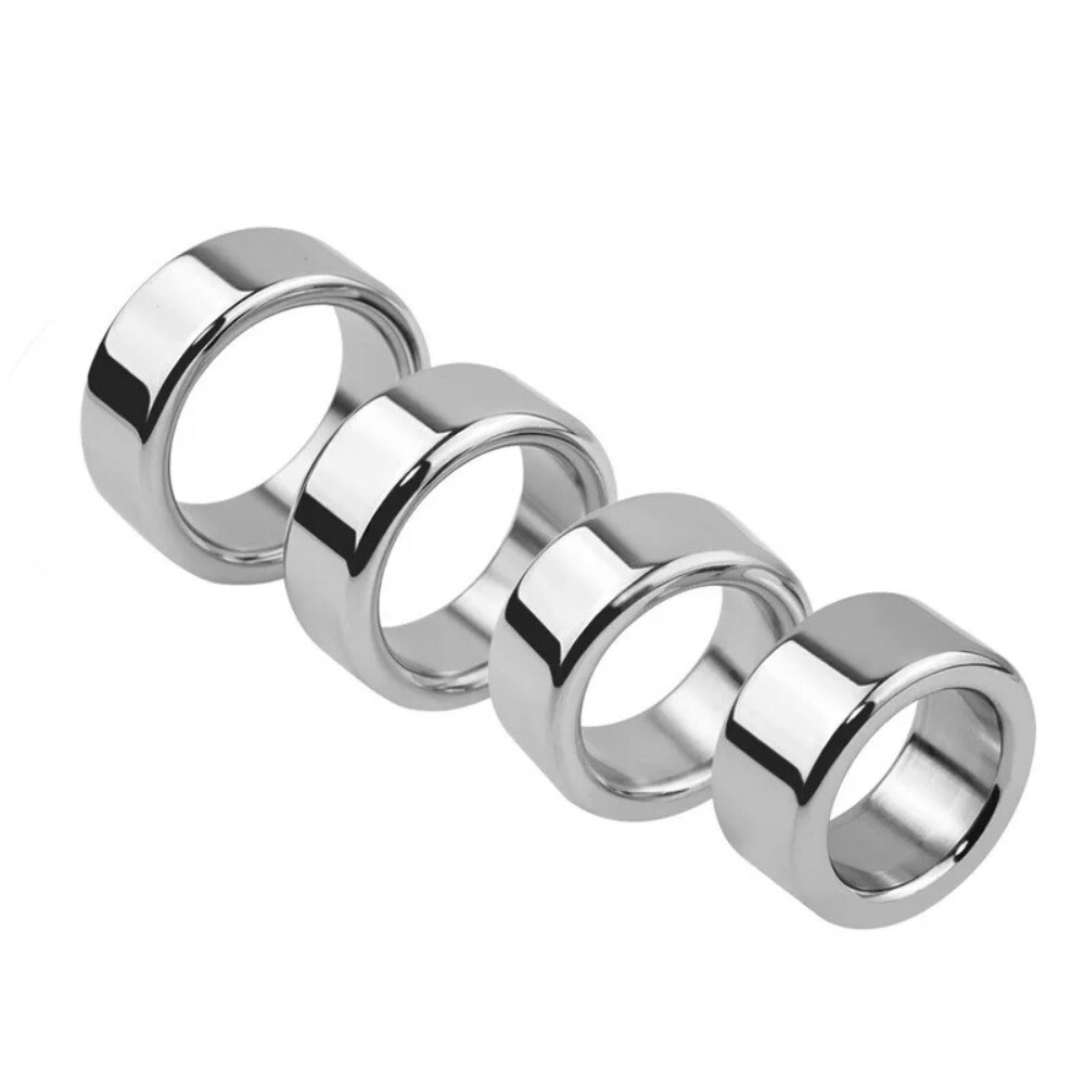 Stainless Steel Ball-Scrotum-Stretcher-Ring-Penis Enhancer Delay Ejaculation Men