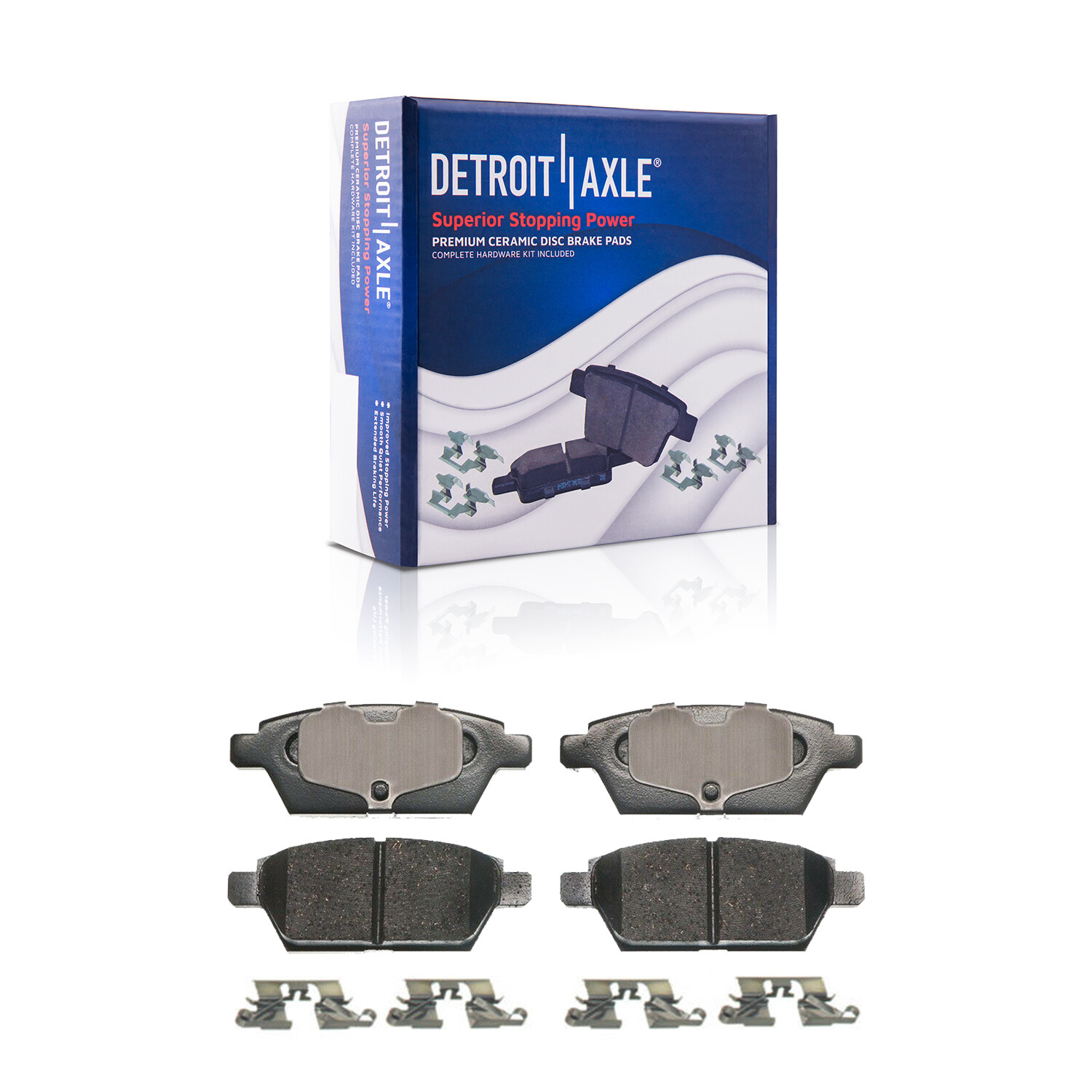 Front Rear Drilled & Slotted Disc Brake Rotors + Brake Pads for MKZ Mazda and 6