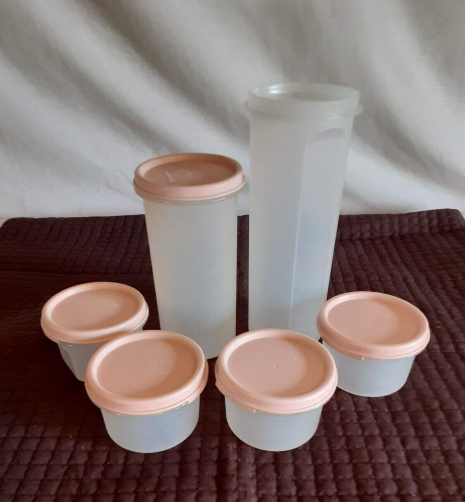 Vintage Modulare MatesTupperware Pink Containers 11pc