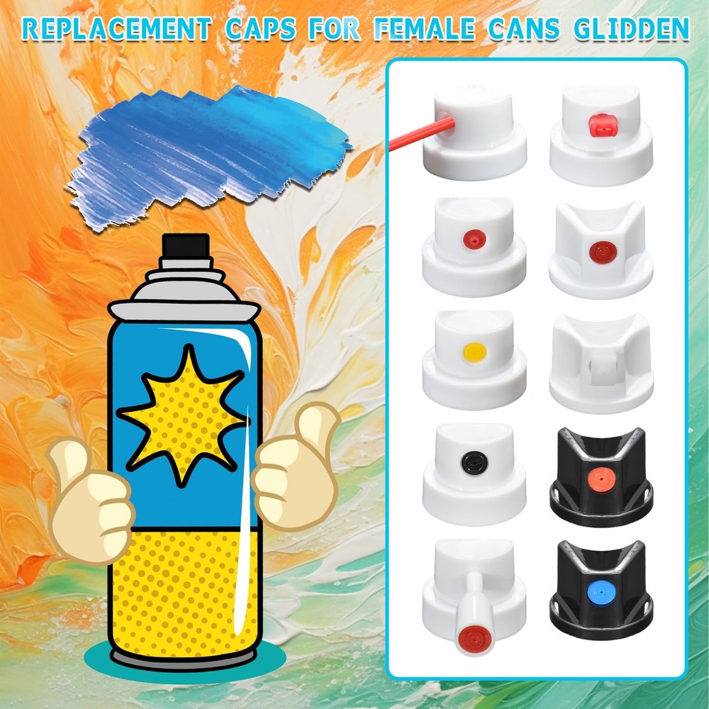 Universal Spray Can Nozzle Kit for Montana/Different Cans - Multicolor